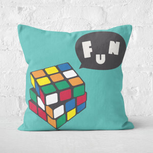 Solving Rubik's Cube Fun + Repeat Pattern Square Cushion