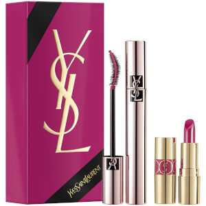 Yves Saint Laurent Mascara and Mini Rouge Volupte Shine Lipstick Gift Set