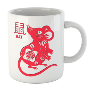 Embossed Chinese Rat Mug