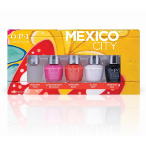 OPI Mexico City Limited Edition Infinite Shine Nail Polish 5 Pack Mini Gift Set