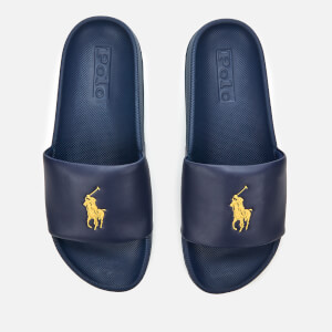 blue polo slides