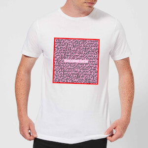 Ich Liebe Dich Word Search Herren T-Shirt - Weiss
