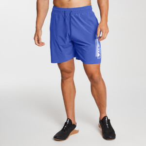 Men's Printed Training Shorts - Cobalt