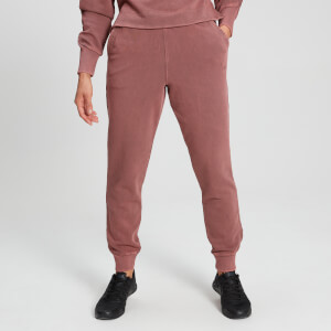 washed pink joggers