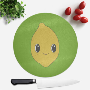 Cute Lemon Round Chopping Board