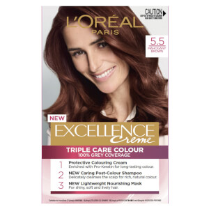 L'Oréal Paris Excellence Creme Permanent Hair Colour - Mahogany Brown 5.5