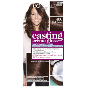 L'Oréal Paris Casting Creme Gloss Semi-Permanent Hair Colour - Dark Brown 400