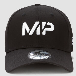 MP New Era 39THIRTY Baseball Cap - Black/White