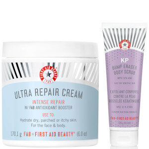 First Aid Beauty Ultra Repair Cream and KP Body Scrub Bundle