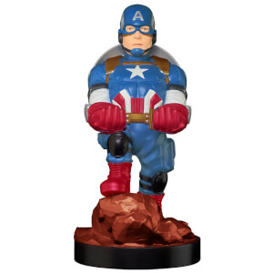 Marvel Gameverse Collectable Captain America 8 Inch Cable Guy Controller and Smartphone Stand