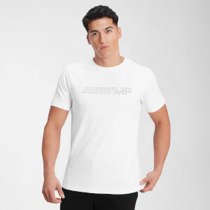 MP Men's Outline Graphic Short Sleeve T-Shirt - White