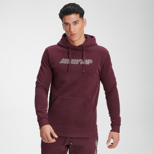 MP Men's Outline Graphic Hoodie - Washed Oxblood