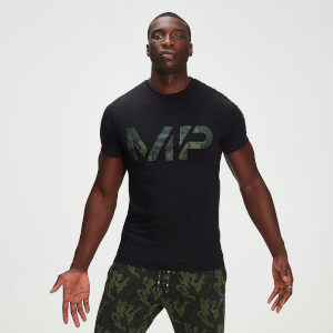 T-shirt à imprimé camouflage MP Adapt drirelease® pour hommes – Noir
