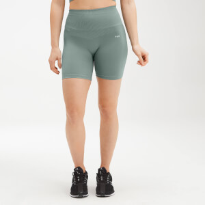 Shape Seamless 無縫系列 女士自行車短褲 - 水洗綠