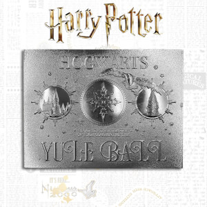 Harry Potter Weihnachtsball-Ticket, versilbert, Limitierte Auflage, Replik