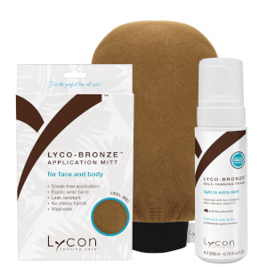 Lycon Lyco-Bronze Tan and Mitt Duo