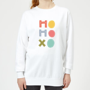 Ho Ho Xo Women's Sweatshirt - White