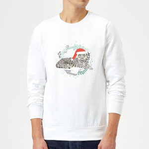 Snow Tiger Sweatshirt - White