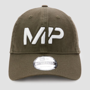 MP NEW ERA 9TWENTY Baseball Cap - Dark Olive/White