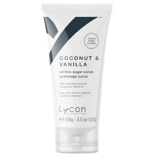Lycon Oil Free Sugar Scrub - Coconut And Vanilla 100g