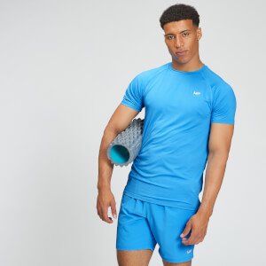 MP Мъжка спортна тениска - ярко синьо