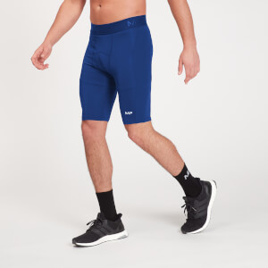 MP Мъжки спортни термо шорти Essentials - тъмно синьо