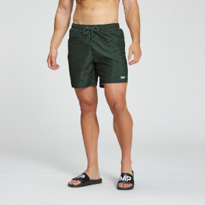 MP Мъжки шорти с щампа за плуване Pacific - зелено