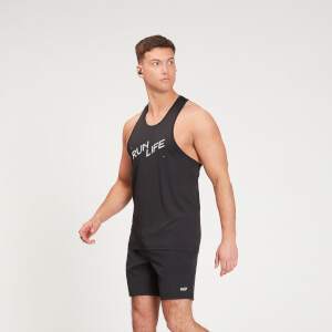 MP muška majica za trčanje s grafičkim motivima - crna