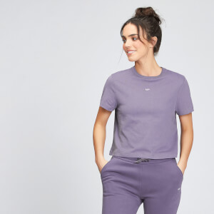 Дамска къса тениска Essentials на MP - опушено лилаво