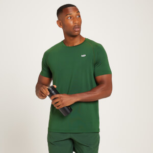 T-shirt d’entraînement à manches courtes MP Linear Mark Graphic pour hommes – Vert foncé