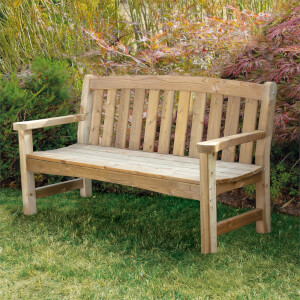 Anchor Fast Oxdale Wooden 3 Seater Bench Fsc Homebase Anchor Fast Oxdale Wooden 3 Seater Bench Fsc Homebase