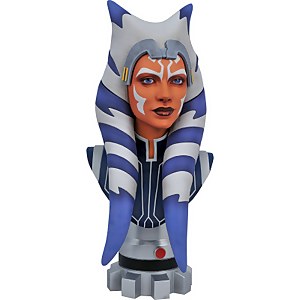 Gentle Giant Star Wars Clone Wars Legends In 3D Ashoka Tano 1/2 Scale Bust