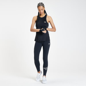 MP ženska majica za trening s leđima sportskog kroja Infinity Mark – crna
