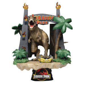 Beast Kingdom Jurassic Park Park Gate D-State Diorama