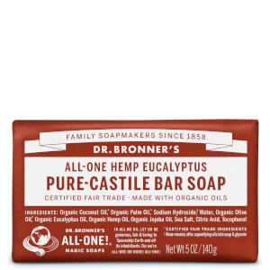 Dr Bronner's Pure Castile Bar Soap Eucalyptus 140g