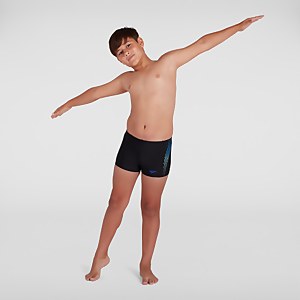 Speedo Jungen Placement Panel Aqua Shorts