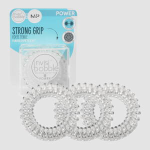 MP X Invisibobble® Power Reflective – Crystal Clear – 3 PAK