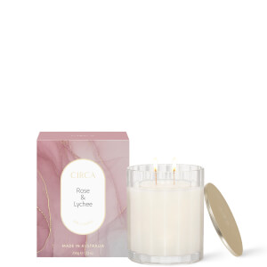 CIRCA Rose & Lychee Scented Soy Candle 350g