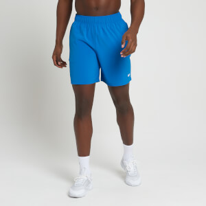 Мъжки спортни тъкани шорти на MP - наситено синьо