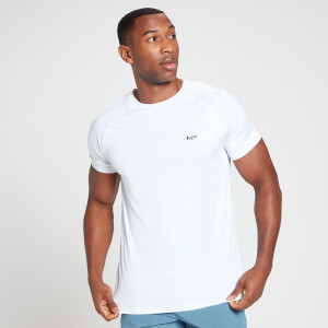 Мъжка тениска с къс ръкав MP Run Graphic Training - White