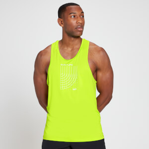 MP muška stringer majica bez rukava za trening Run Graphic – Acid Lime