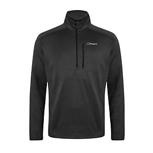 black half zip fleece