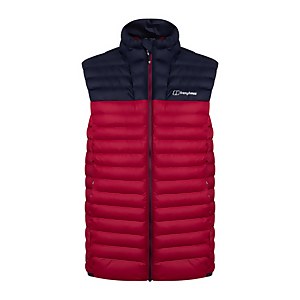 red winter vest