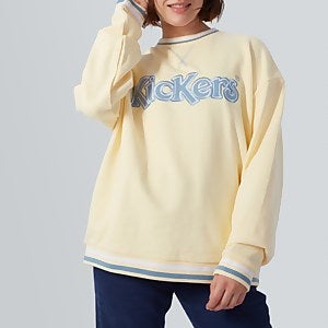 white kickers sweatshirt