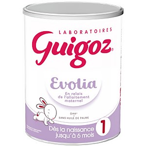 GUIGOZ® Evolia a2 1 - Dès la Naissance jusqu'à 6 mois 800g