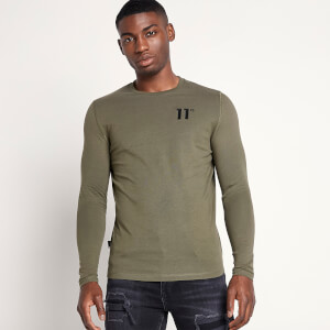 11 Degrees Core Long Sleeve T-Shirt – Khaki