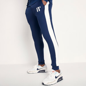 Men's Poly Panel Track Pants - Insignia Blue/White