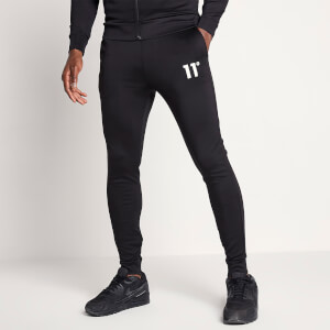 Men's Core Poly Tapered Track Pants - Black