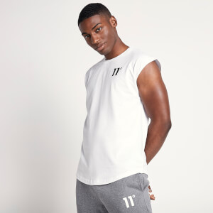 Men's Core Cut Off Sleeve T-Shirt - White