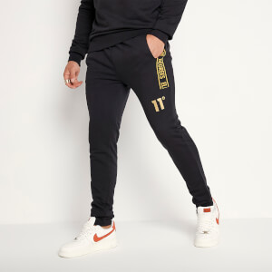 Taped Joggers Skinny Fit - Black/Gold
